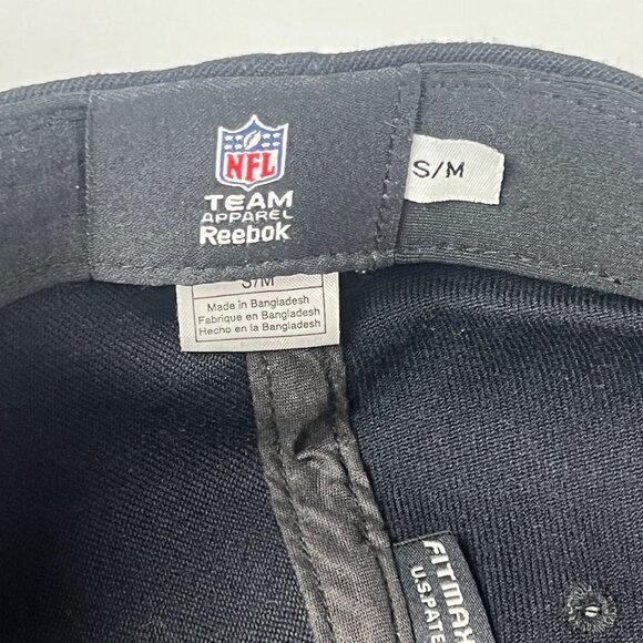 Reebok NFL Baltimore Ravens Embroidered Logo Black Adjustable Cap Hat - Picture 7 of 8